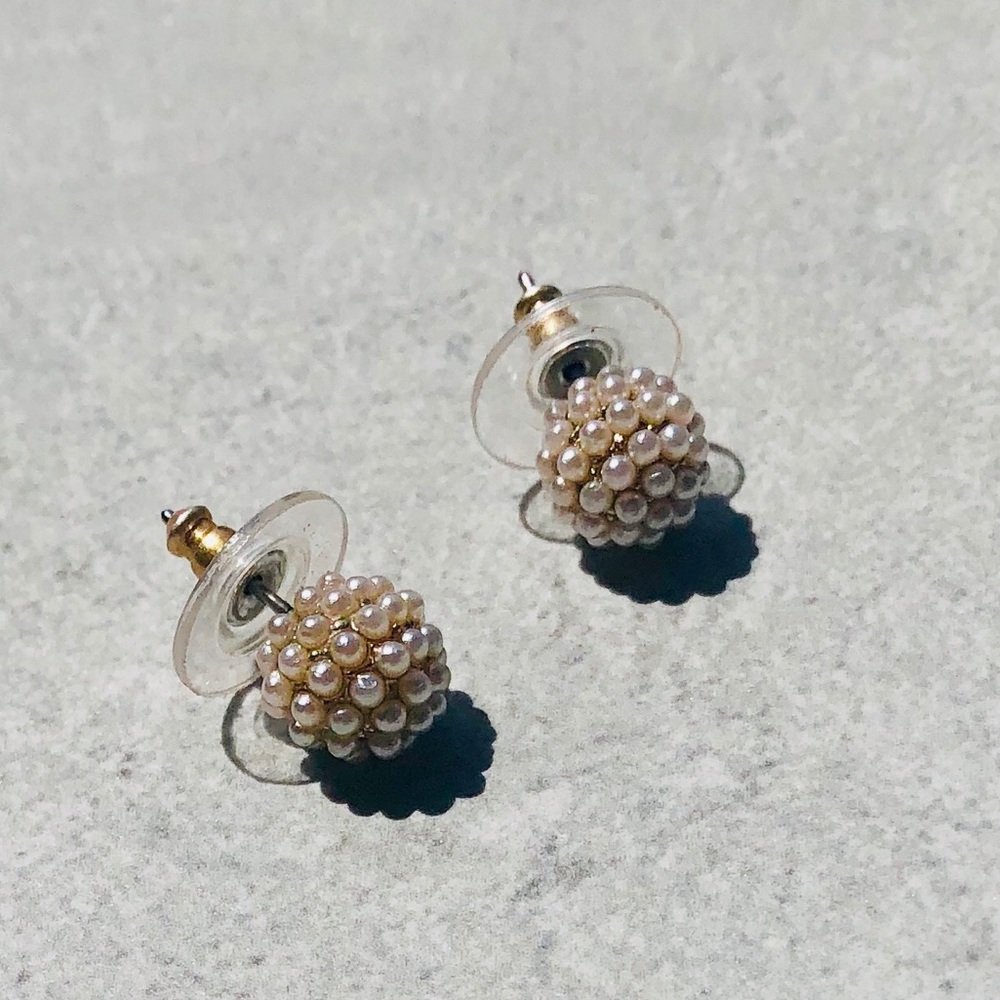 Anthropologie Pearl Stud Earrings